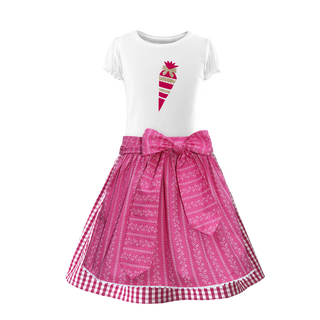 
                    
                      Kinder Dirndl Schulanfang pink Karo Ranke
                    
                  