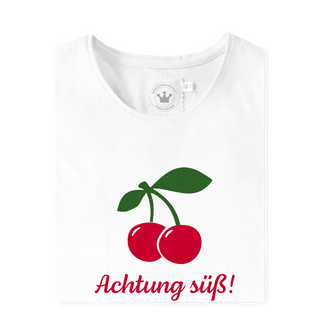 
                    
                      Kinder Shirt Kirsche rot Achtung suess
                    
                  