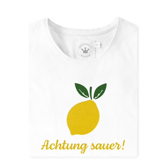 T-Shirt Lemon "Achtung Sauer"
