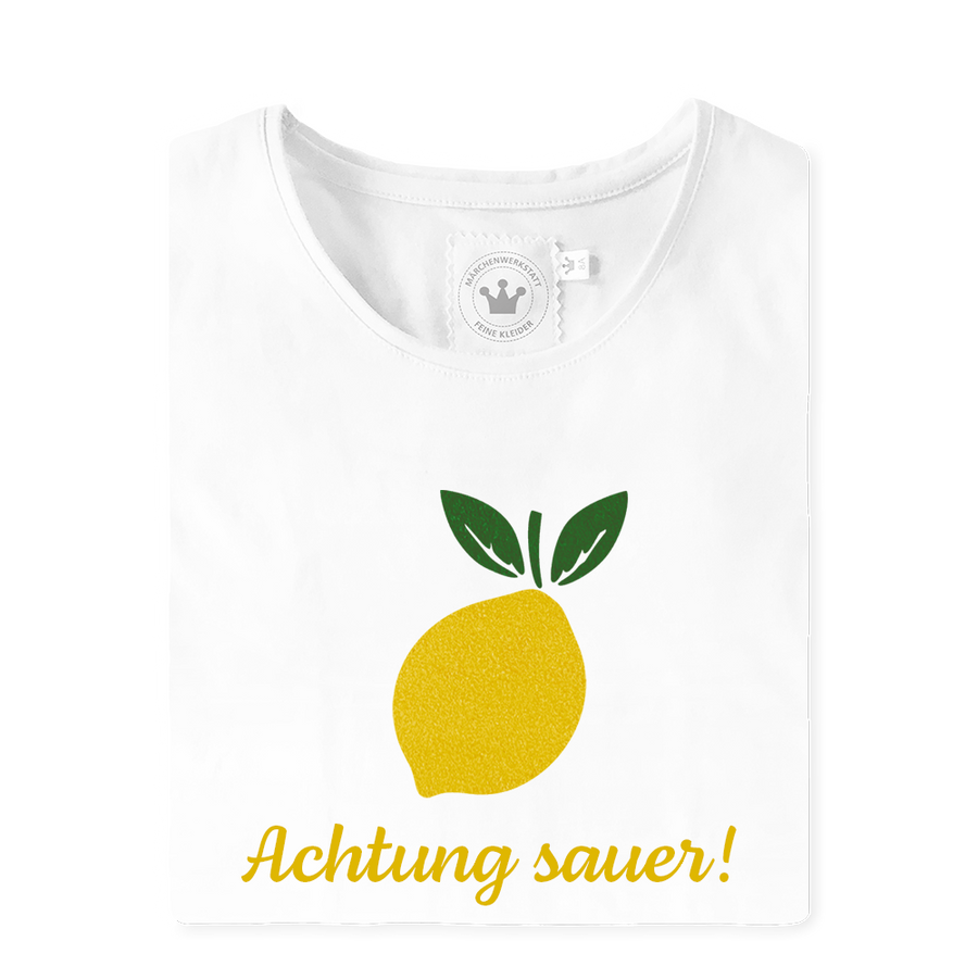 T-Shirt Lemon "Achtung Sauer"