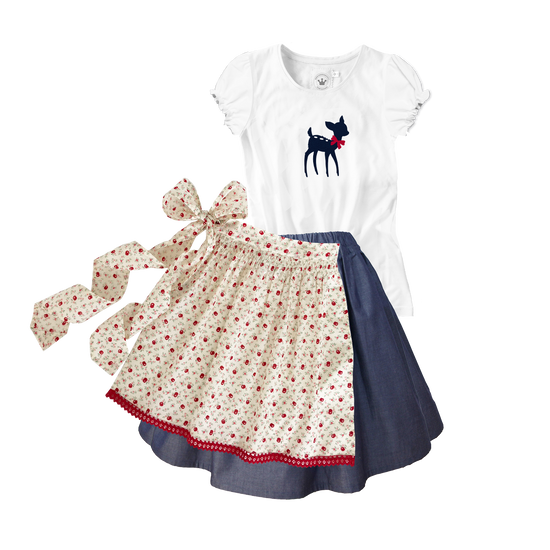 Kinder Dirndl Äpfelchen