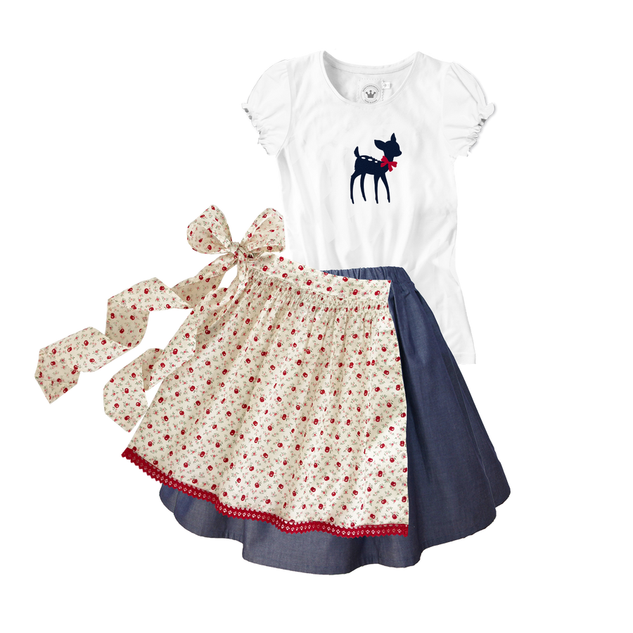 Kinder Dirndl Äpfelchen