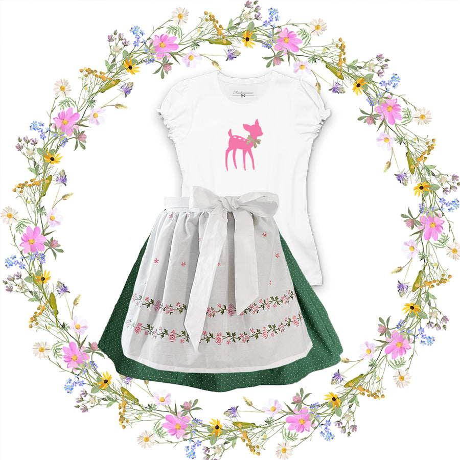 Mädchen Dirndl Schneewittchen