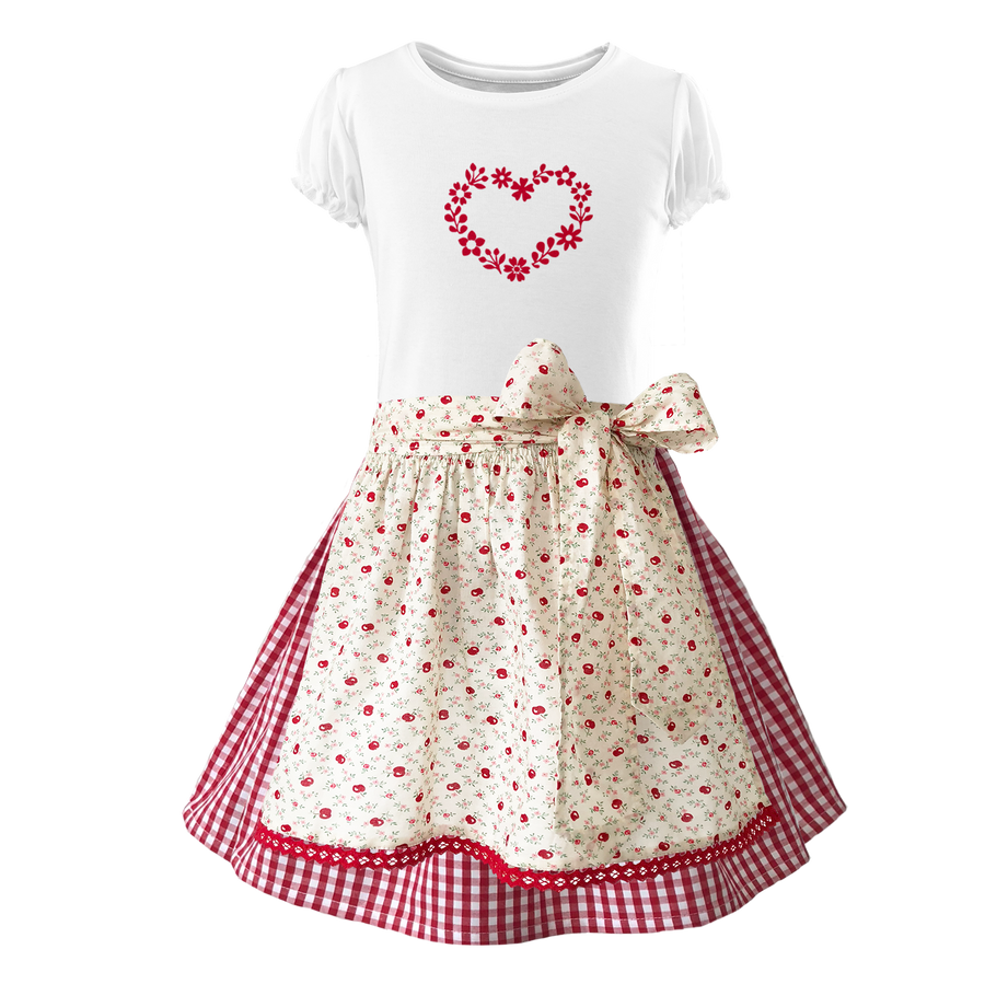 Kinder Dirndl Äpfelchen
