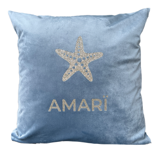 
                    
                      Kissen Amari hellblau Seestern
                    
                  