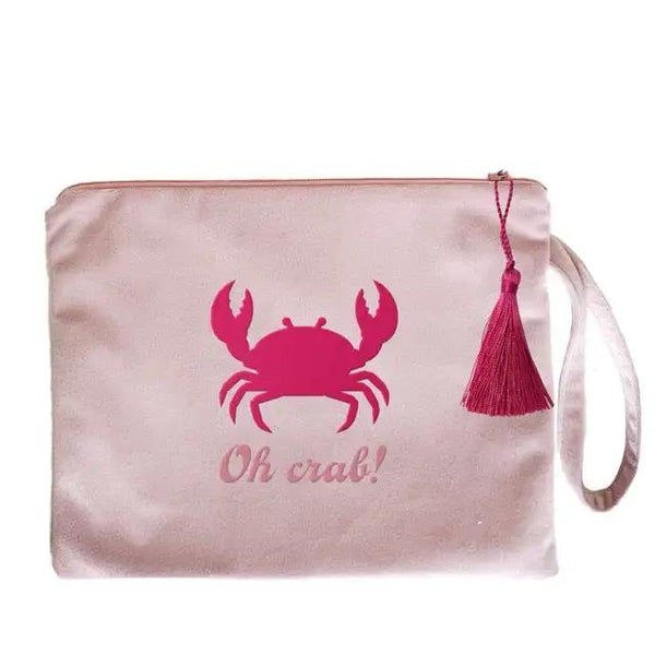 Kosmetiktasche Clutch Krabbe