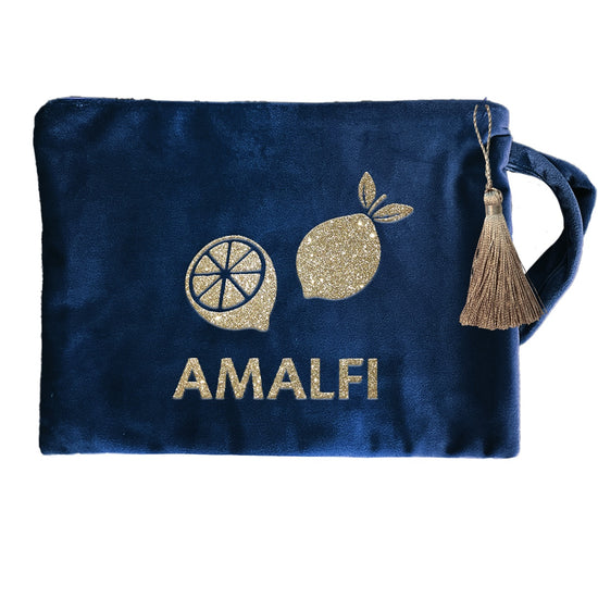 blau Kosmetiktasche Amalfi