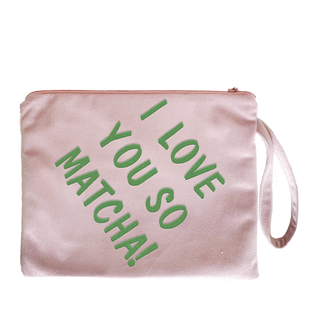 
                    
                      Kosmetiktasche Samt I Love you so matcha
                    
                  