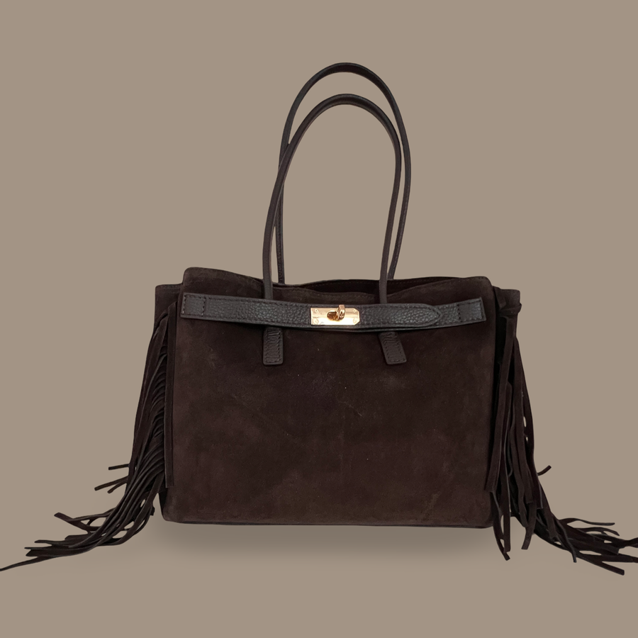 Leder Italien Fransen dunkelbraun.2
