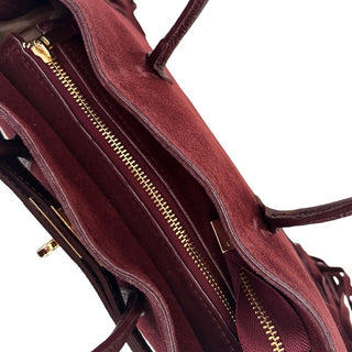 
                    
                      Ledertasche Velour Fransen
                    
                  