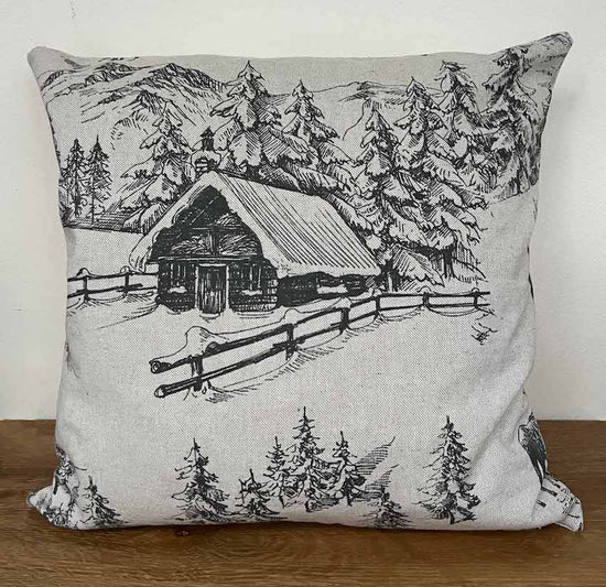 Deko Kissen Winterwald 40x40 cm Märchenwerkstatt