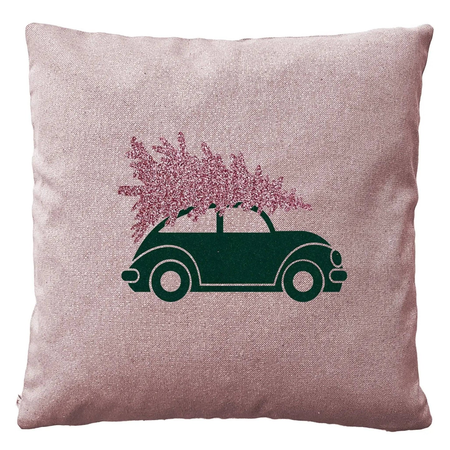 Leinenkissen Weihnachtsauto Märchenwerkstatt