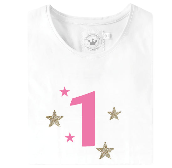 Baby T-Shirt Mädchen 1.Geburtstag