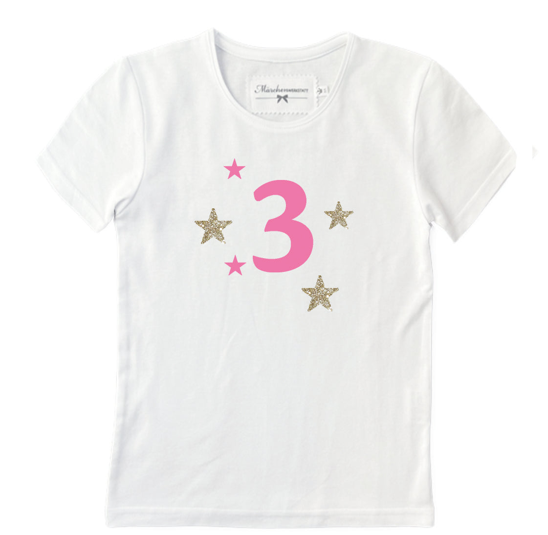 Laden Sie das Bild in den Galerie-Viewer, Mädchen T-Shirt 3. Geburtstag
