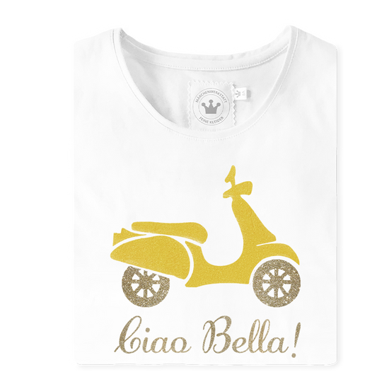 Laden Sie das Bild in den Galerie-Viewer, Mädchen T-Shirt Bella Italia Vespa
