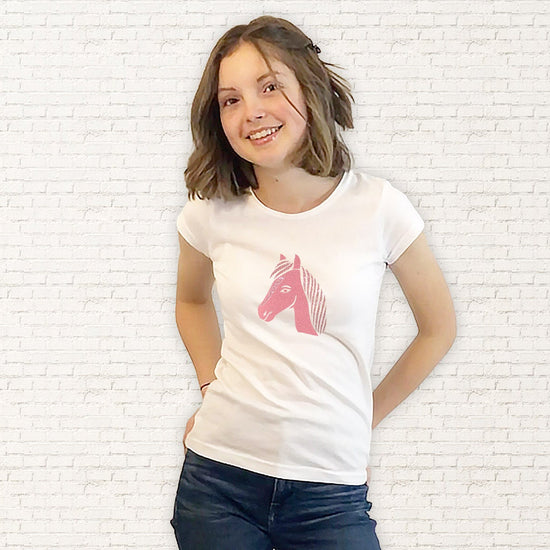 Kinder T-Shirt Cowboy Pferdemädchen 
