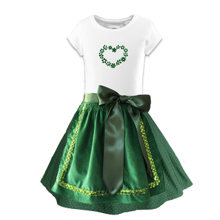 
                    
                      Maedchendirndl Rock gdunkelgruen Schuerze Samt gruen
                    
                  