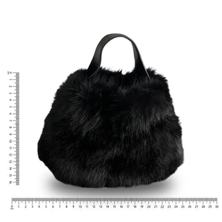 
                    
                      Mini Fake Fur Handtasche 'Kitzbühel' mit Leo Muster, schwarz
                    
                  