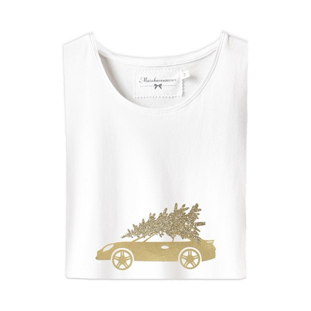 Mittel_Damen-Shirt-Christmas-Auto-Porsche-gold_2