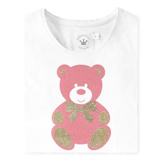 
                    
                      Handmade Kinder T-Shirt Baerchen rosa gold
                    
                  