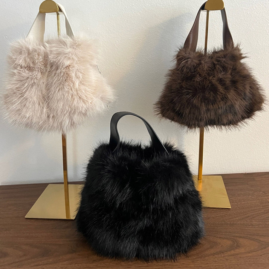 Mini Tasche Fell Fake Fur