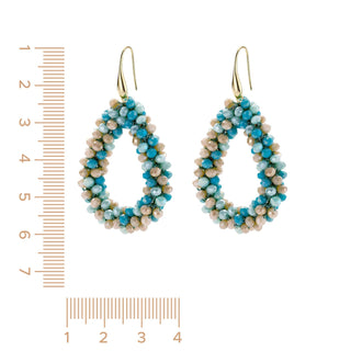 
                    
                      Statement Ohrringe Sommer Oval perle braun tuerkis
                    
                  