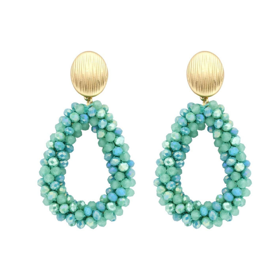 Statement Ohrringe St.Tropez aqua Märchenwerkstatt