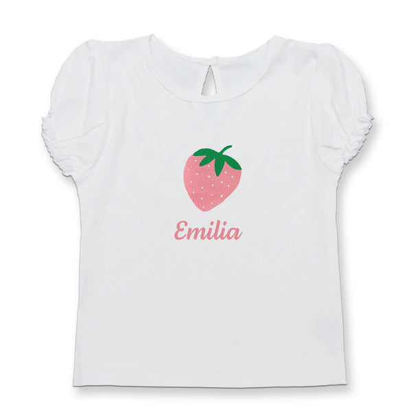 Personalisiertes Mädchen Baby T-Shirt Märchenwerkstatt