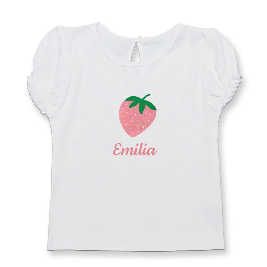 Personalisiertes Mädchen Baby T-Shirt Märchenwerkstatt