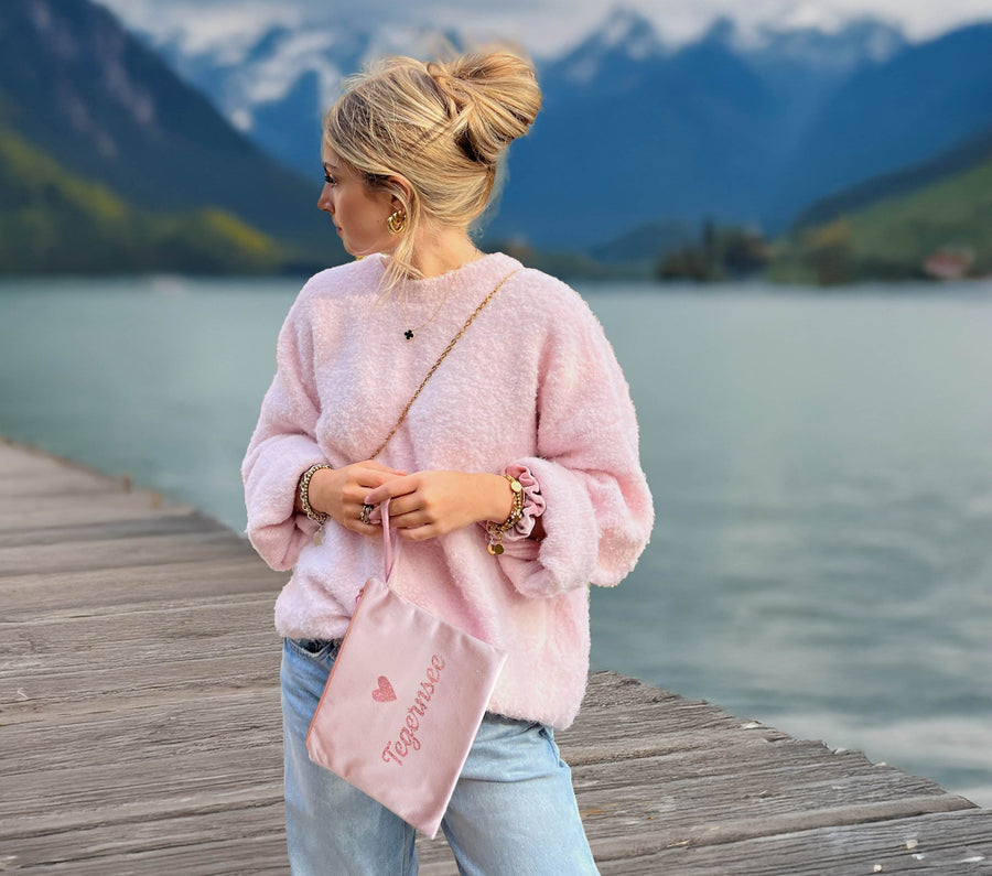 Samt-rosa.tasche.Tegernsee