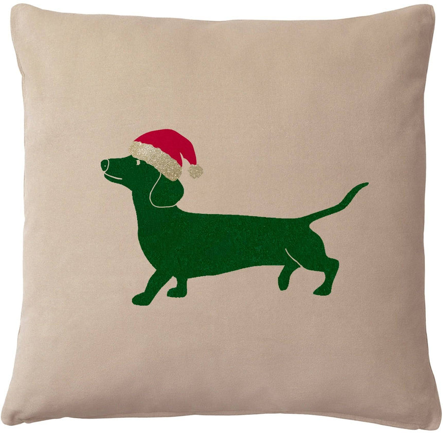 Samtkissen Weihnachtsdackel Märchenwerkstatt