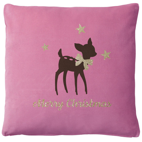 Samtkissen Merry Christmas Bambi Märchenwerkstatt