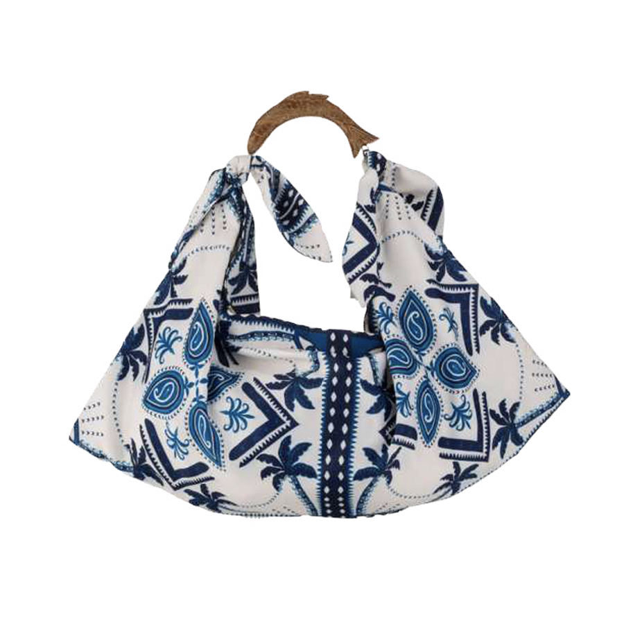 Strand Shopper blau weiß