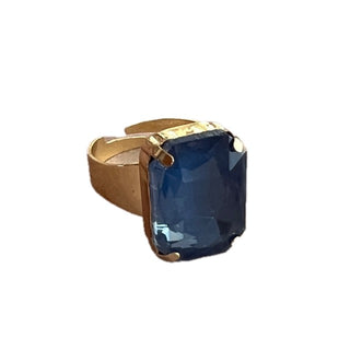 
                    
                      Statement Cocktai Ring saphir blau
                    
                  