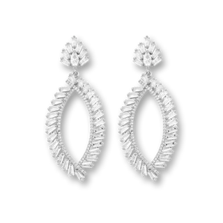 
                    
                      Glamour Statement Ohrringe Silber
                    
                  