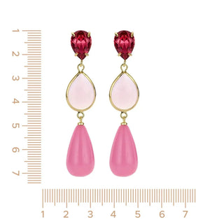 
                    
                      Statement Ohrringe Provence pink rosa
                    
                  