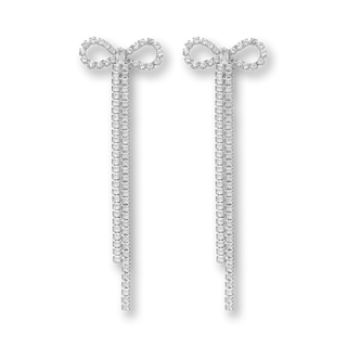 
                    
                      Glamour Schleifen Ohrringe silber Schmuck
                    
                  