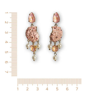 
                    
                      Statement Ohrringe Sommer Muschel rosa Perle. .
                    
                  