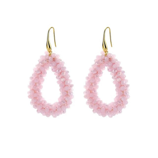 
                    
                      rosa Statement Ohrringe mit Kristallperlen, Damen Accessoires
                    
                  