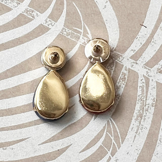 
                    
                      Statement Ohrringe Tropfen Kristall gold Rueckseite
                    
                  