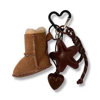 
                    
                      Taschen Schluessel anhaenger Fellstiefel stern herz
                    
                  