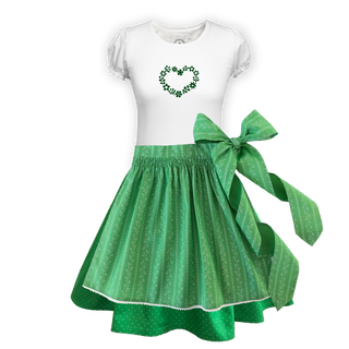 
                    
                      Teenager Dirndl Rock dgruen Tupfen Schuerze Ranke gruen
                    
                  