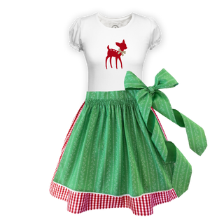 
                    
                      Teenager Dirndl Rock rot Karo Schuerze Ranke gruen
                    
                  