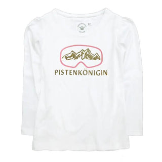 
                    
                      Winter Mädchen T-Shirt Skibrille Pistenkönigin
                    
                  