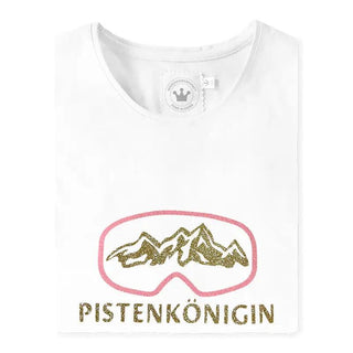 
                    
                      Winter Mädchen T-Shirt Skibrille Pistenkönigin
                    
                  