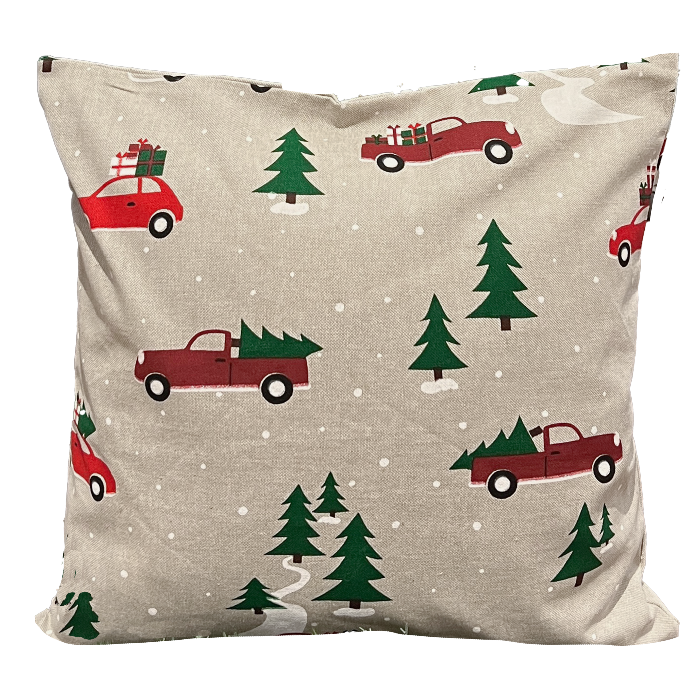 Deko Kissen Weihnachtsauto