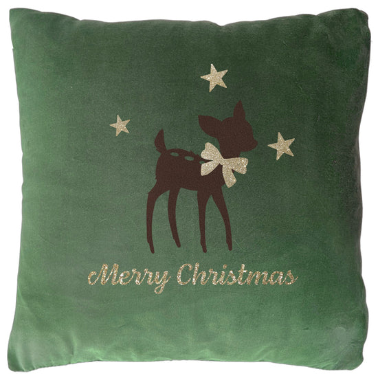Samtkissen Merry Christmas Bambi Märchenwerkstatt
