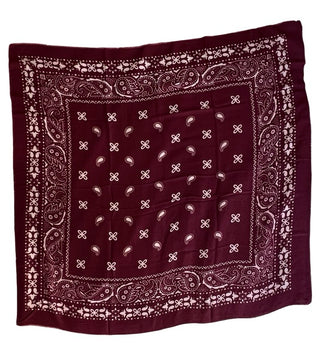 
                    
                      Wolltuch Paisly Bandana gross dunkelrot
                    
                  