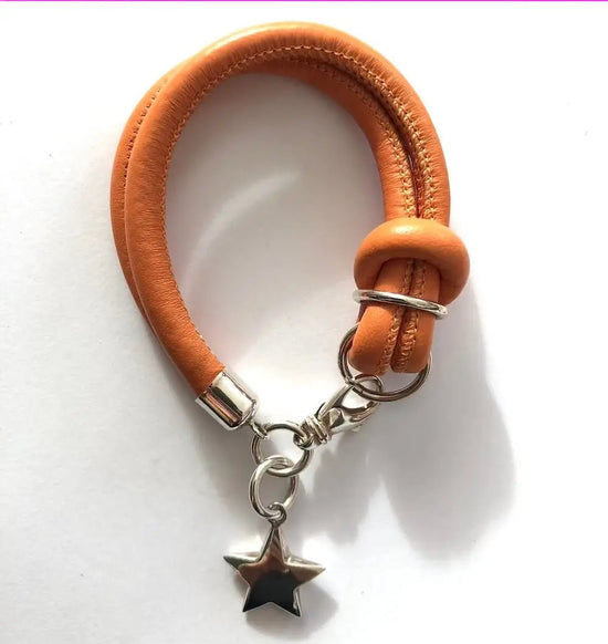 Armband orange Stern - Märchenwerkstatt Shop