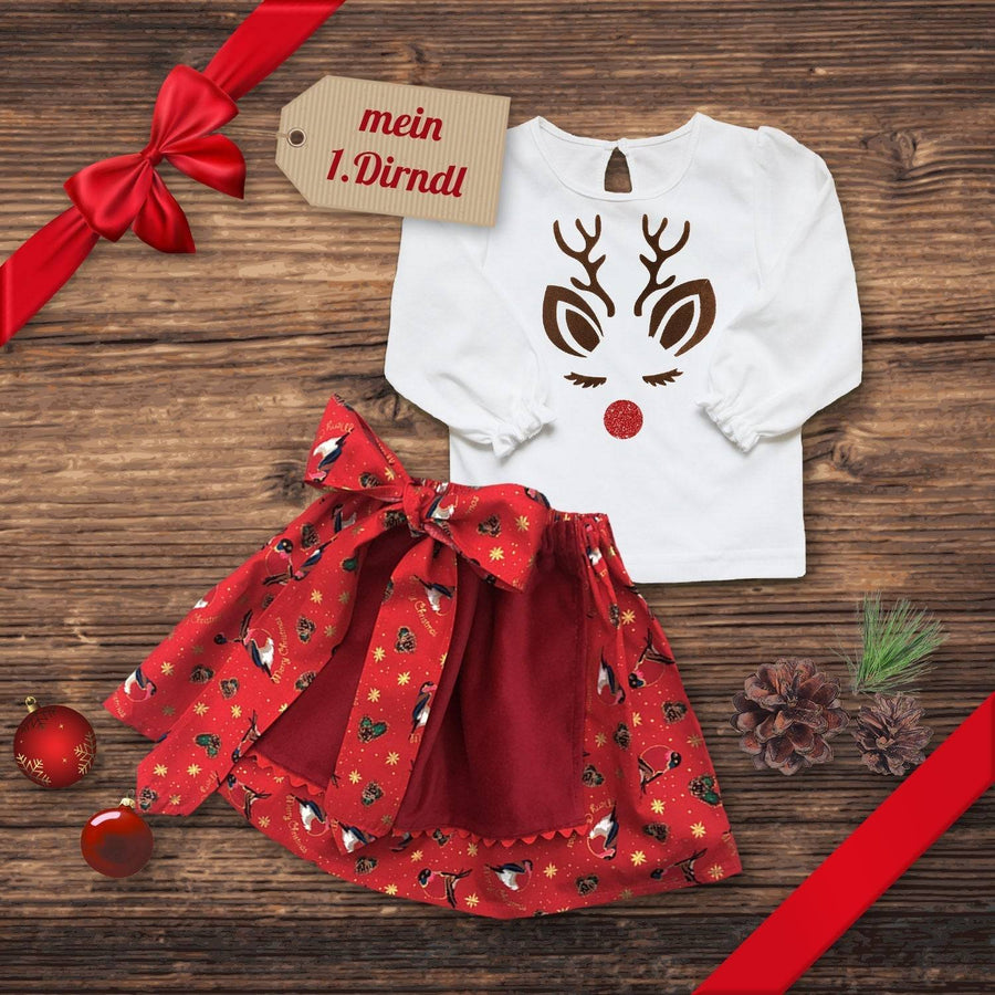 Baby Weihnachtsdirndl Rotkäppchen